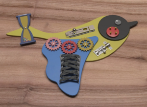 Бизиборд «Моя синичка» - fgospostavki.ru - Радужный