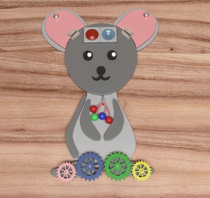 Бизиборд «Мышка-норушка» - fgospostavki.ru - Радужный