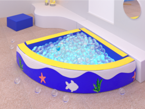 Бассейн угловой сухой бескаркасный - fgospostavki.ru - Радужный