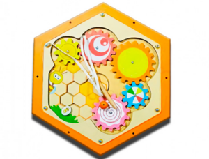 Бизиборд «Пчелиные соты №5» - fgospostavki.ru - Радужный