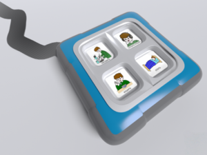 Игровой коммуникатор 4-х кнопочный №3 - fgospostavki.ru - Радужный