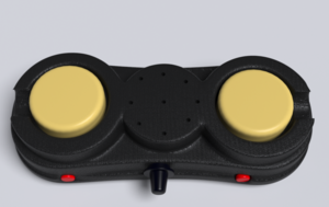 Игровой коммуникатор переносной 2 кнопки - fgospostavki.ru - Радужный