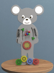 Бизиборд «Серая мышка» - fgospostavki.ru - Радужный