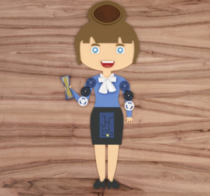 Бизиборд «Учительница» - fgospostavki.ru - Радужный