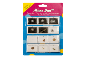 Набор микропрепаратов для стереомикроскопа №13 «Соль, кирпич, лист дерева и пр.» - fgospostavki.ru - Радужный