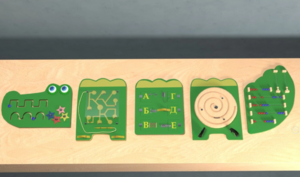 Бизиборд «Крокодил Гена» - fgospostavki.ru - Радужный