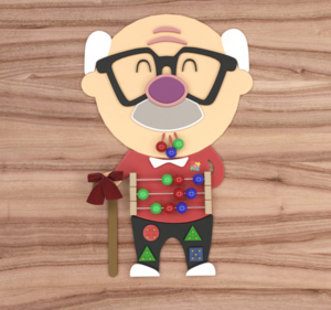 Бизиборд «Дорогой дедушка» - fgospostavki.ru - Радужный