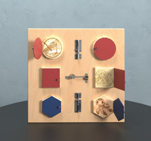 Бизиборд «Сюрприз» - fgospostavki.ru - Радужный