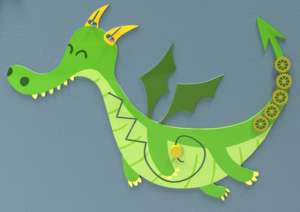 Бизиборд «Дракон» - fgospostavki.ru - Радужный