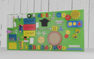 Бизиборд «Яркий день» - fgospostavki.ru - Радужный