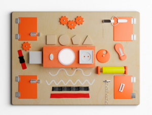 Бизиборд «Световой эффект №1» - fgospostavki.ru - Радужный