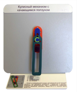 Демонстрационная модель "Кулисный механизм с качающимся ползуном" - fgospostavki.ru - Радужный