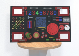 Бизипанель «Красно-черная» - fgospostavki.ru - Радужный