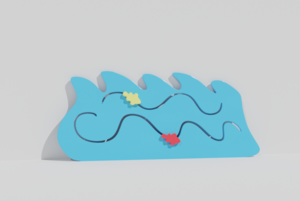 Бизиборд «Морская волна» - fgospostavki.ru - Радужный