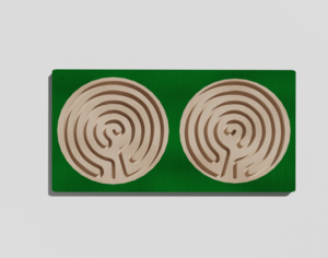 Межполушарная доска №10 зеленая - fgospostavki.ru - Радужный