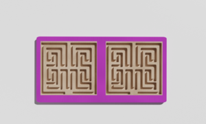 Межполушарная доска №13 фиолетовая - fgospostavki.ru - Радужный