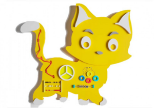 Бизиборд «Котенок» - fgospostavki.ru - Радужный