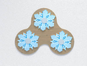 Бизипанель «Снежинка» - fgospostavki.ru - Радужный