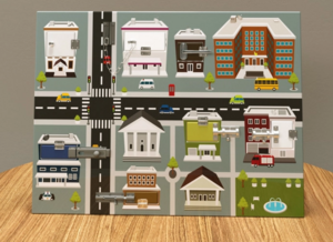 Настенная панель «Городские улицы» - fgospostavki.ru - Радужный