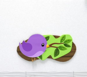 Настенная панель «Птичка» - fgospostavki.ru - Радужный