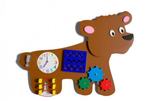 Бизиборд «Мишутка» - fgospostavki.ru - Радужный