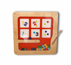 Развивающая детская панель (с элементами на магнитах) - fgospostavki.ru - Радужный