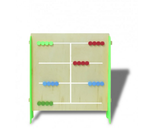 Развивающая игровая панель с трехцветным сортером - fgospostavki.ru - Радужный