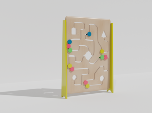 Развивающая игровая панель с фигурами - fgospostavki.ru - Радужный