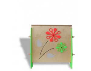 Развивающая панель с цветочком-ромашкой - fgospostavki.ru - Радужный