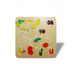 Панель-лабиринт «Фрукты» - fgospostavki.ru - Радужный