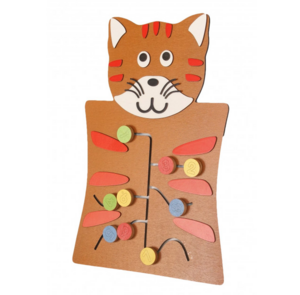 Бизиборд «Кот» - fgospostavki.ru - Радужный