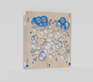 Тактильно-развивающая игрушка «Голубые тучки» - fgospostavki.ru - Радужный