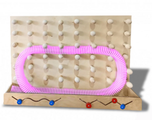 Тактильно-развивающая панель с трубой - fgospostavki.ru - Радужный