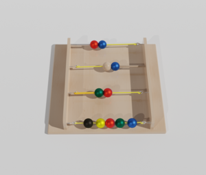 Тактильно-развивающая панель с текстурами - fgospostavki.ru - Радужный