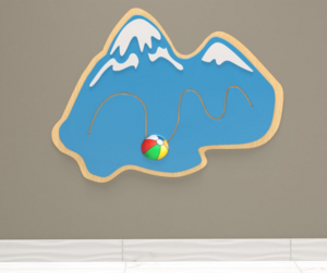 Бизиборд «Горы» - fgospostavki.ru - Радужный