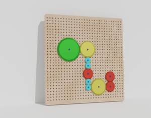 Тактильно–развивающая панель «Механика» - fgospostavki.ru - Радужный