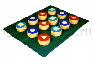 Коврик "Топ-топ" (150х115 сантиметров) - fgospostavki.ru - Радужный