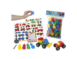 Конструктор «Транспортные средства» 64 детали - fgospostavki.ru - Радужный