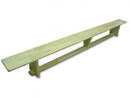 Скамейка гимнастическая (деревянные ножки) (3,5 м)  - fgospostavki.ru - Радужный