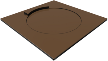 Обруч с сегментом для толкания ядра - fgospostavki.ru - Радужный