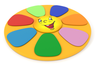 Подушка "Солнышко" с гранулами (D=120 см) - fgospostavki.ru - Радужный