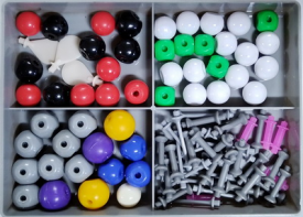 Комплект моделей атомов для составления моделей молекул со стержнями лабораторный - fgospostavki.ru - Радужный