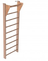 Стенка гимнастическая шведская с турником премиум (800х2600 миллиметров) - fgospostavki.ru - Радужный