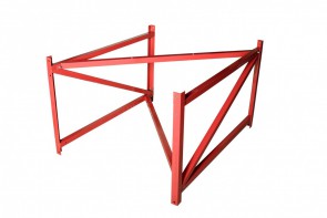 Ферма баскетбольная для щита из фанеры (вынос 1,2 м) - fgospostavki.ru - Радужный