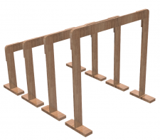 Дуга для подлезания (фанера, 30 сантиметров) - fgospostavki.ru - Радужный