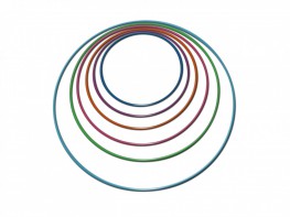 Обруч гимнастический стальной (1200 мм)  - fgospostavki.ru - Радужный