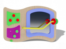 Тактильно-развивающая панель для игр - fgospostavki.ru - Радужный