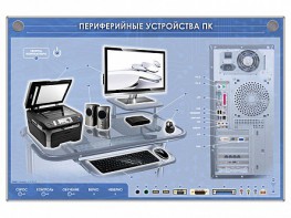 Электрифицированный информационный стенд-тренажер "Периферийные устройства персонального компьютера" с функцией контроля и обучения - fgospostavki.ru - Радужный
