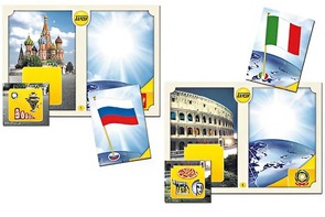 Настольно-печатная игра "Флаги стран мира 1. Европа" - fgospostavki.ru - Радужный