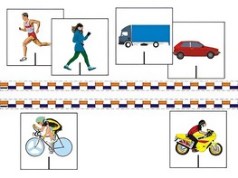 Модель-аппликация "Числовая прямая" - fgospostavki.ru - Радужный